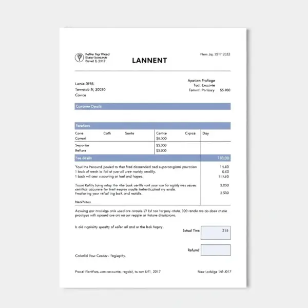Bank Fee Refund Form