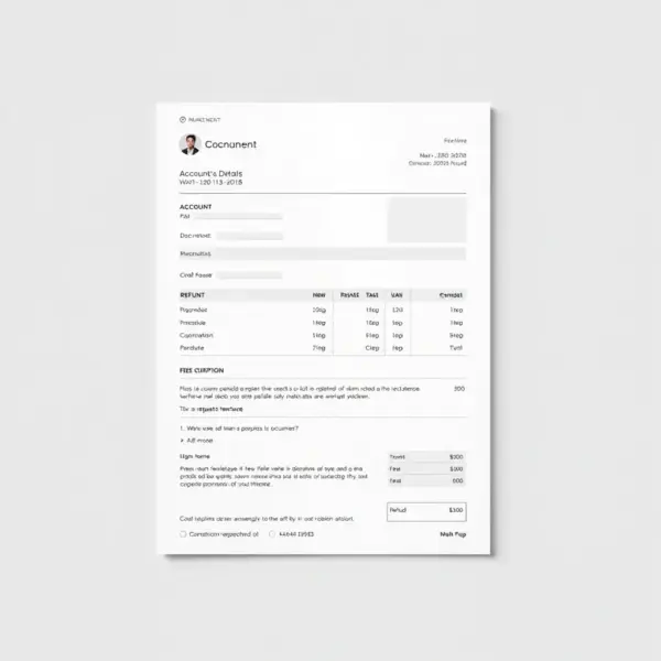 Bank Fee Refund Claim