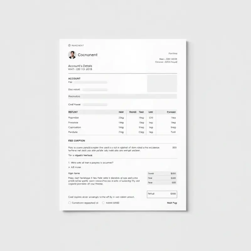 Bank Fee Refund Claim