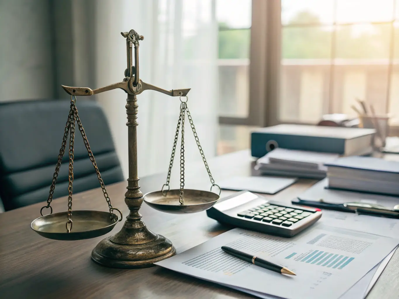 A balanced scale, symbolizing fairness in rental bond disputes.
