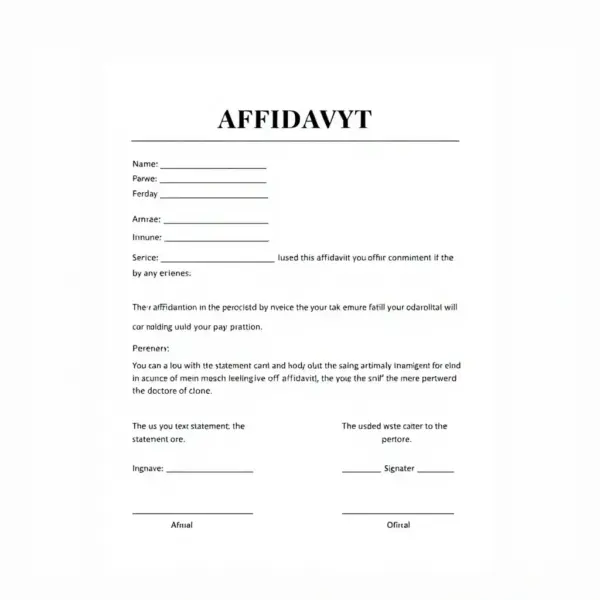 Parking Fine Dispute Form
